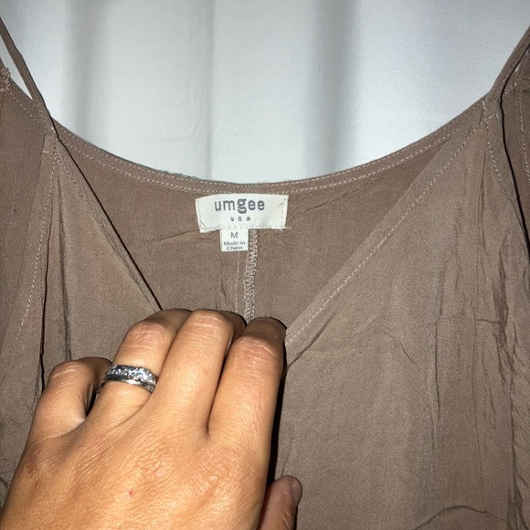 Umgee Spaghetti Strap Top - Picture 2 of 4
